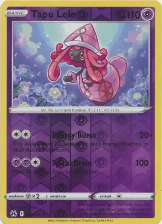 Crown Zenith Tapu Lele #64/159 reverse holo